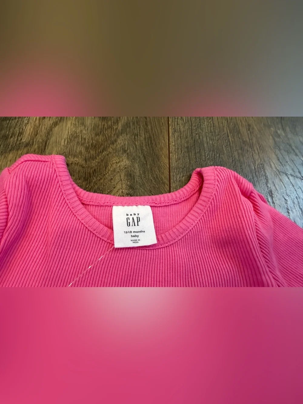 Baby GAP Long Sleeve Bubble Dress, Pink, Size 12-18 Months, NEW